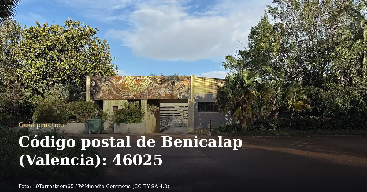 Código postal de Benicalap (Valencia): 46025