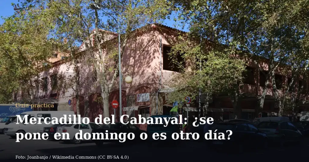 Mercadillo del Cabanyal: ¿se pone en domingo o es otro día?