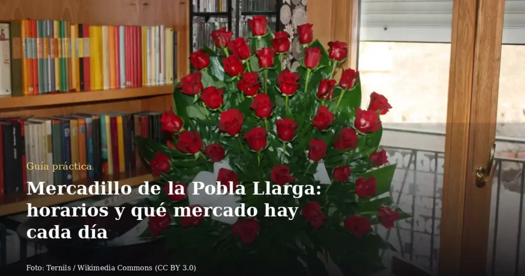 Mercadillo de la Pobla Llarga: horarios y qué mercado hay cada día
